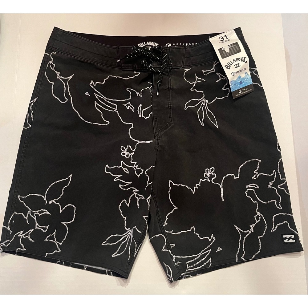 Billabong Recycler Sundays Pro Performance Boardshorts Swim Size‎ 31 Mid Length
